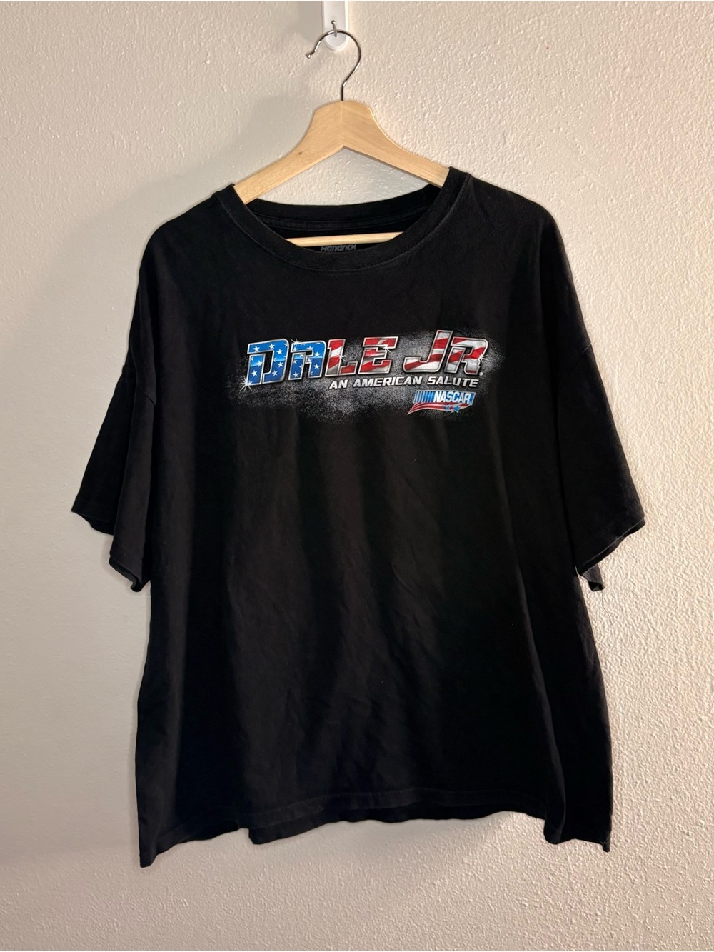 Black DALE JR NASCAR Graphic Tee - Men’s Shirt